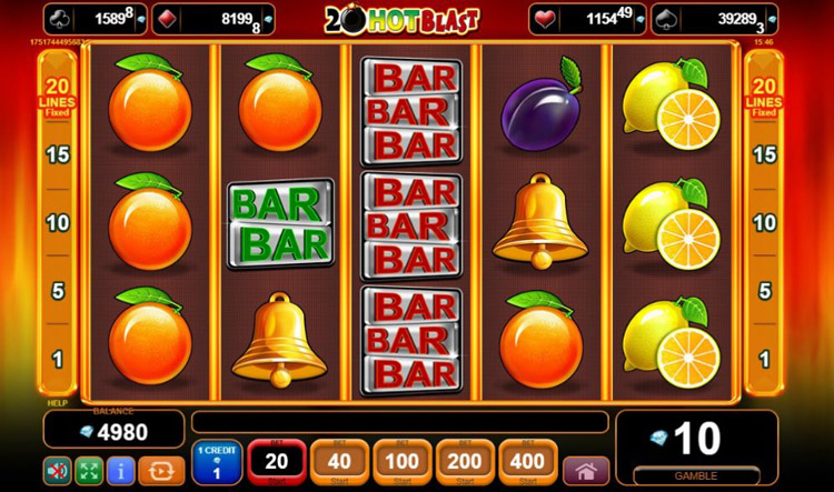 Play 20 Hot Blast Slot Game | Online Casino Game | Spin Genie