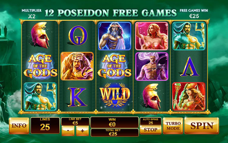 Age Of The Gods Slots SpinGenie