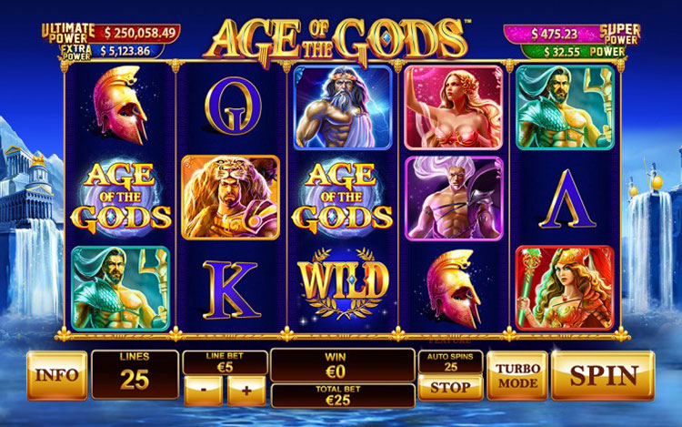 Age Of The Gods Slots SpinGenie