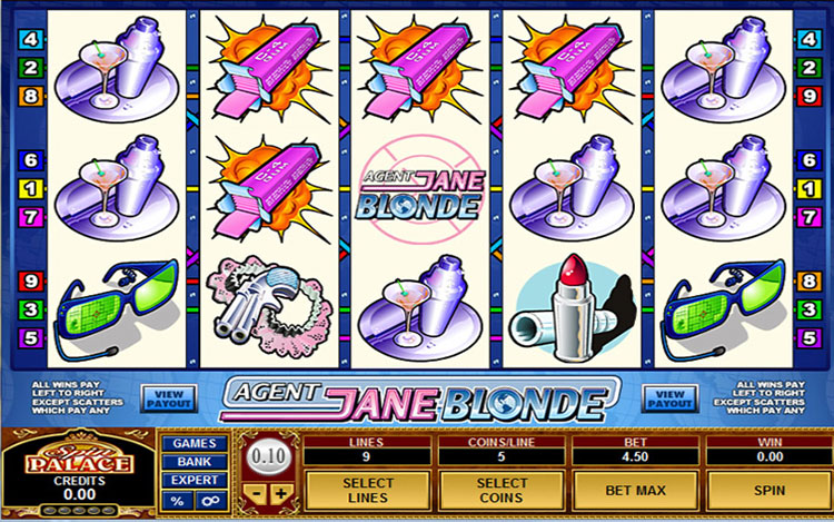 Agent Jane Blonde Slots SpinGenie