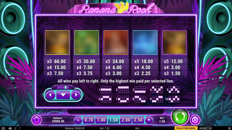 Banana Rock Slots SpinGenie