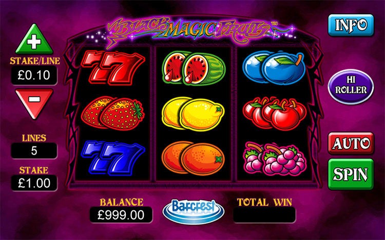 Black Magic Fruits Slots SpinGenie