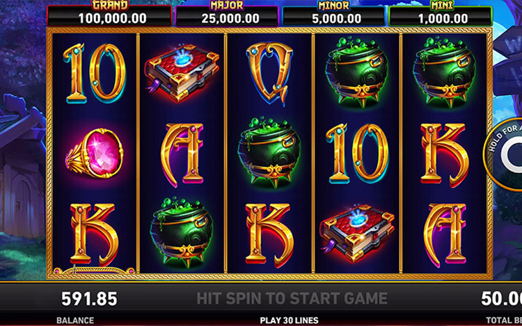 Blue Wizard Slots SpinGenie