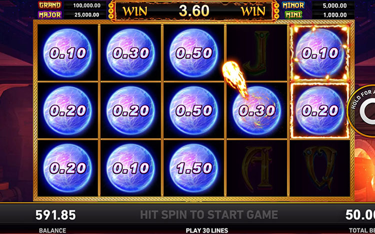 Blue Wizard Slots SpinGenie