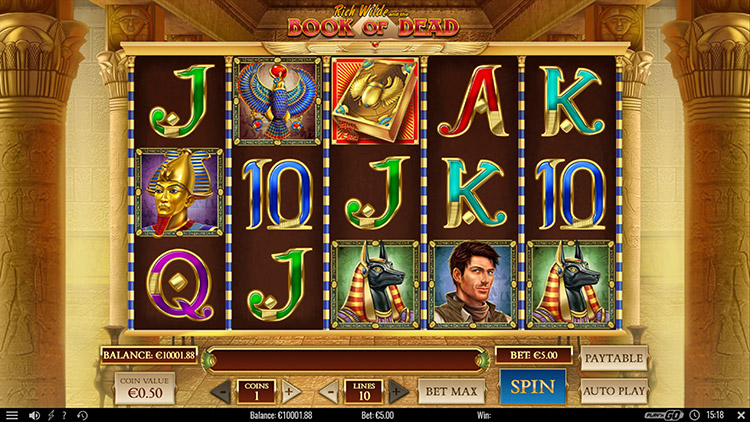 Book of Dead Slots SpinGenie