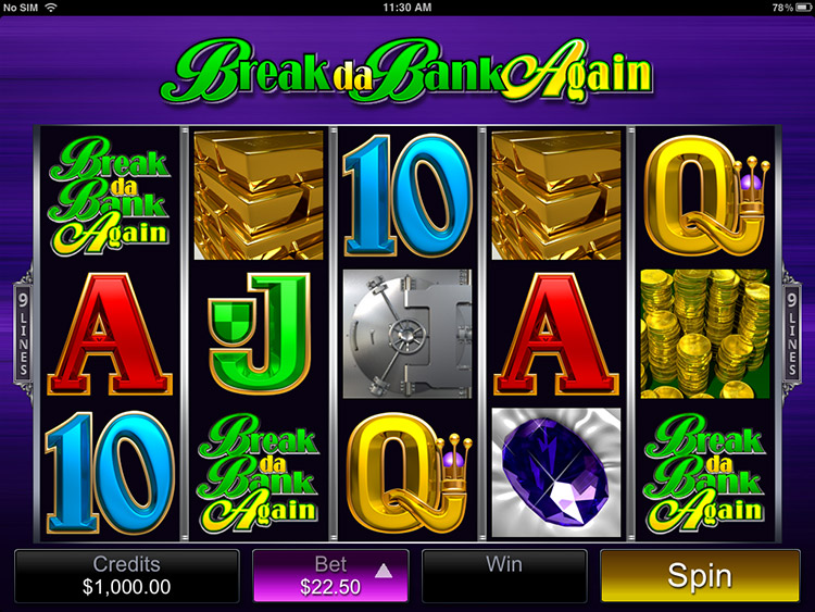 Break Da Bank Again Slots SpinGenie