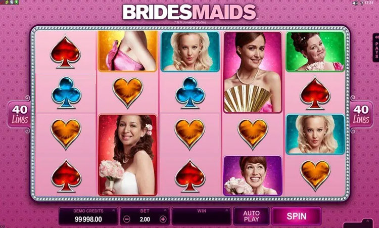 Bridesmaids Slots SpinGenie