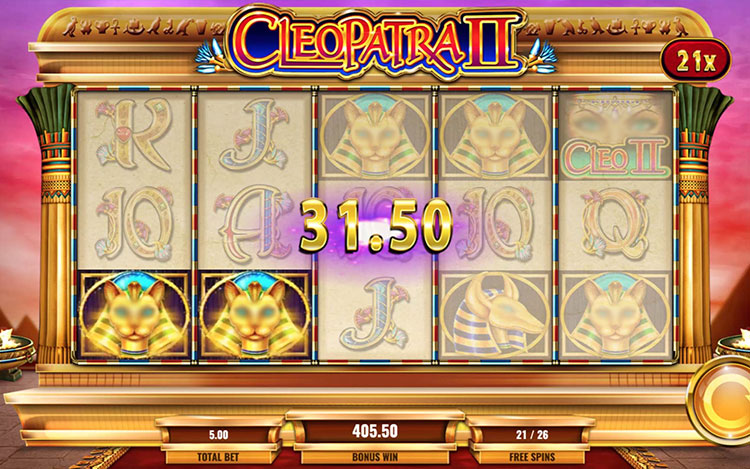 Cleopatra II Slots SpinGenie