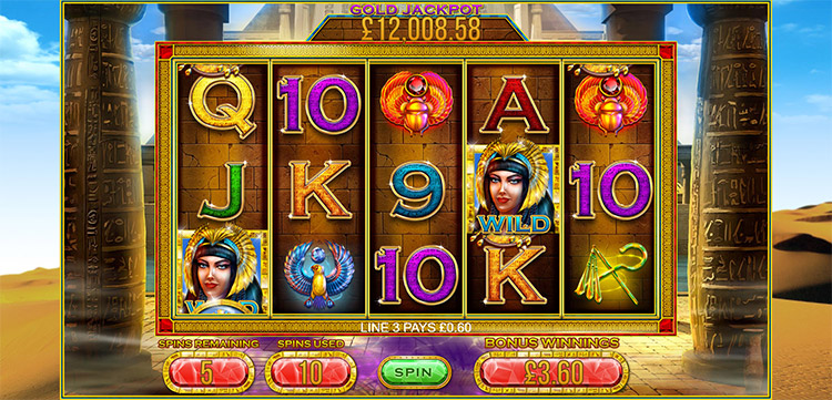 Cleopatra Gold Slots SpinGenie