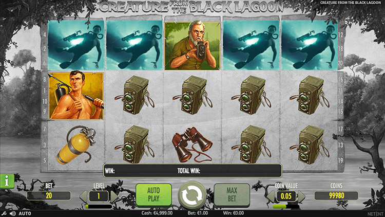 Play Creature From The Black Lagoon Slot Game | Online Casino Game ...