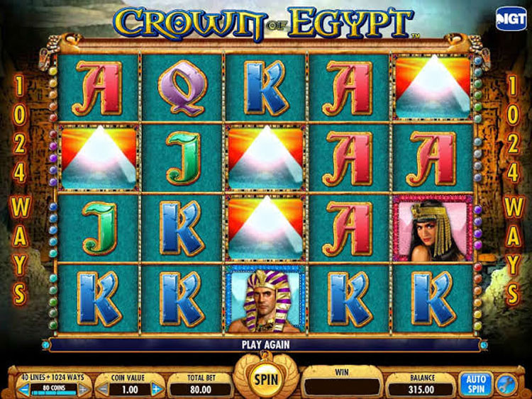 Crown of Egypt Slots SpinGenie