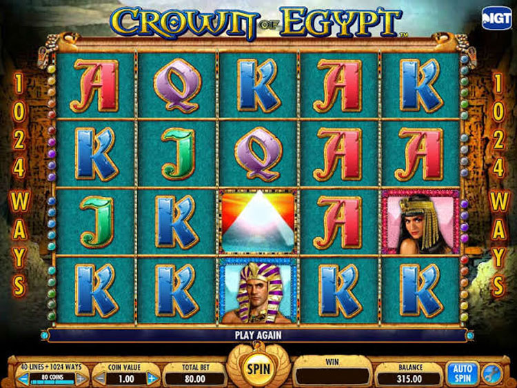 Crown of Egypt Slots SpinGenie