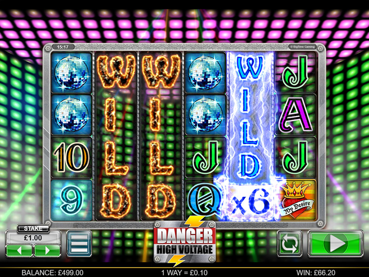 Danger High Voltage Slots SpinGenie