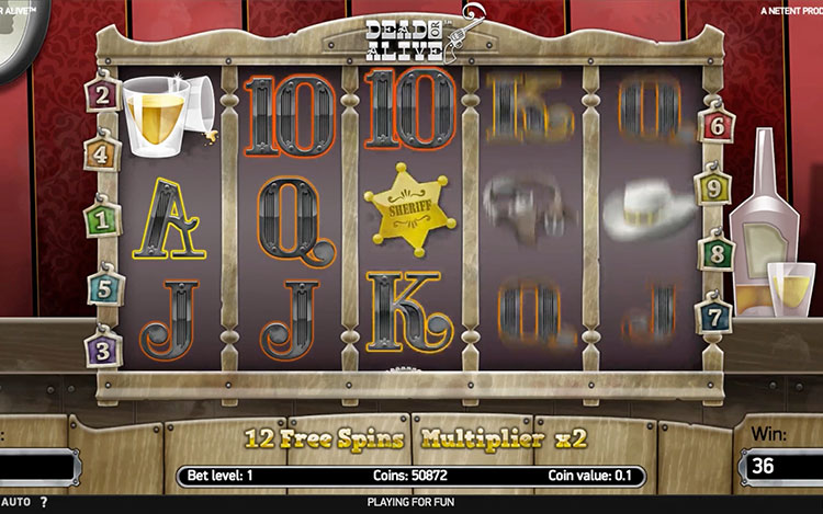 Dead or Alive Slots SpinGenie