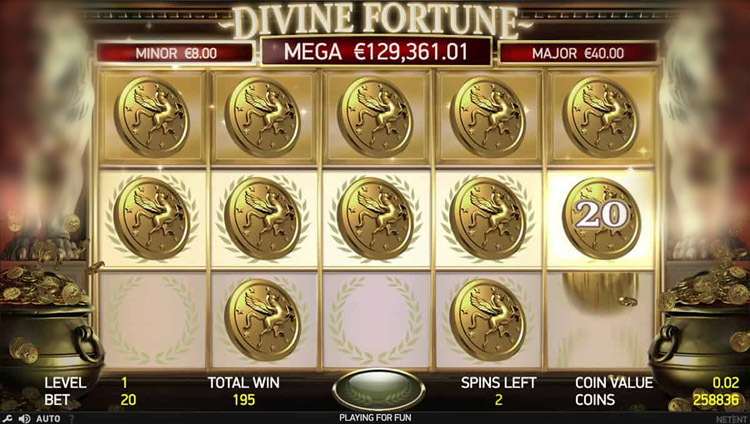 Divine Fortune Slots SpinGenie
