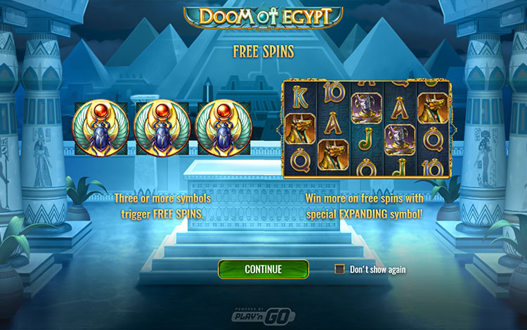 Doom of Egypt Slots SpinGenie