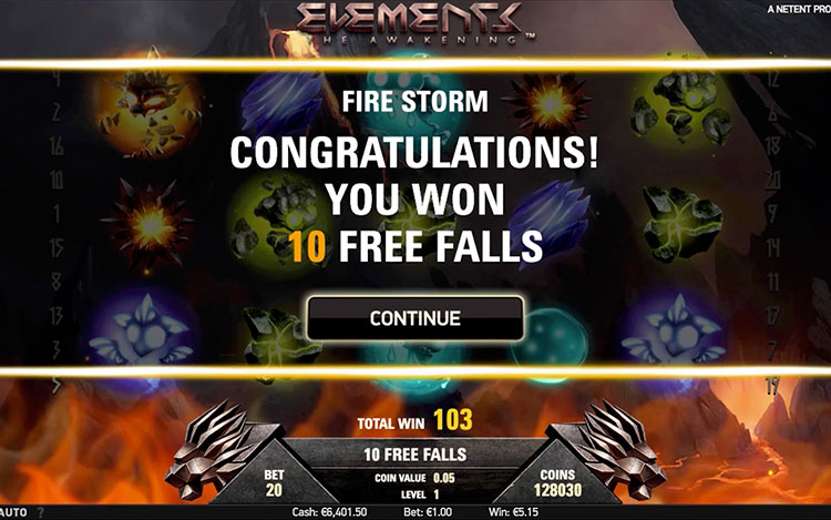 Elements: The Awakening Slots SpinGenie