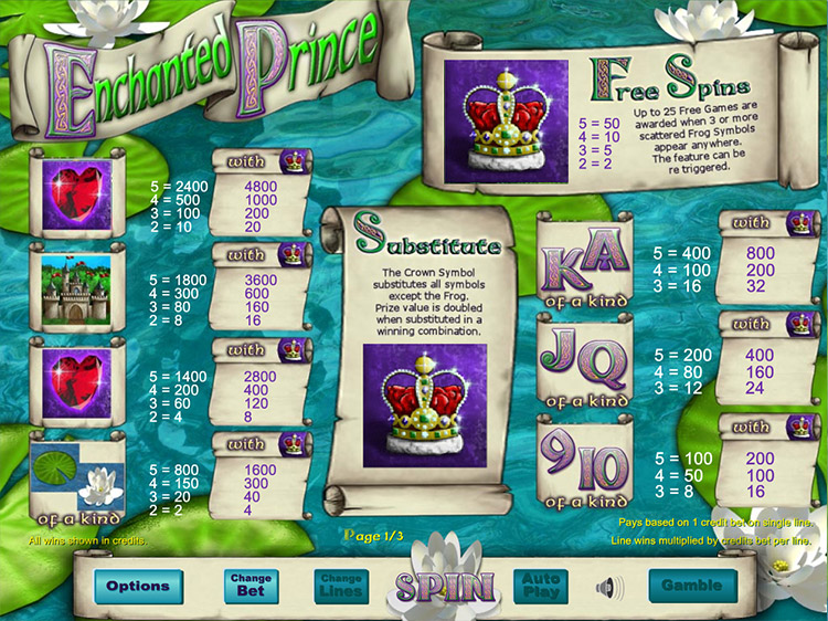 Enchanted Prince Slots SpinGenie