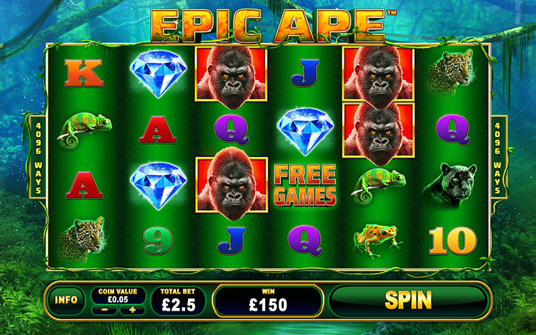 Epic Ape Slots SpinGenie
