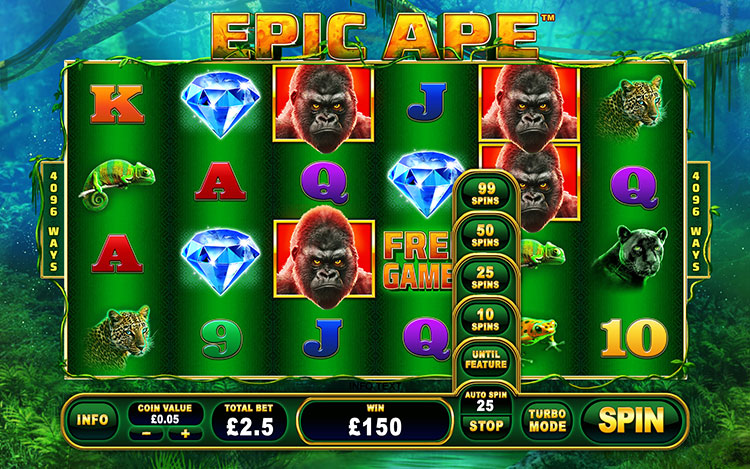 Epic Ape Slots SpinGenie