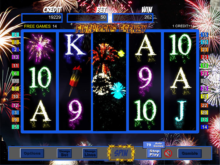 Fireworks Frenzy Slots SpinGenie