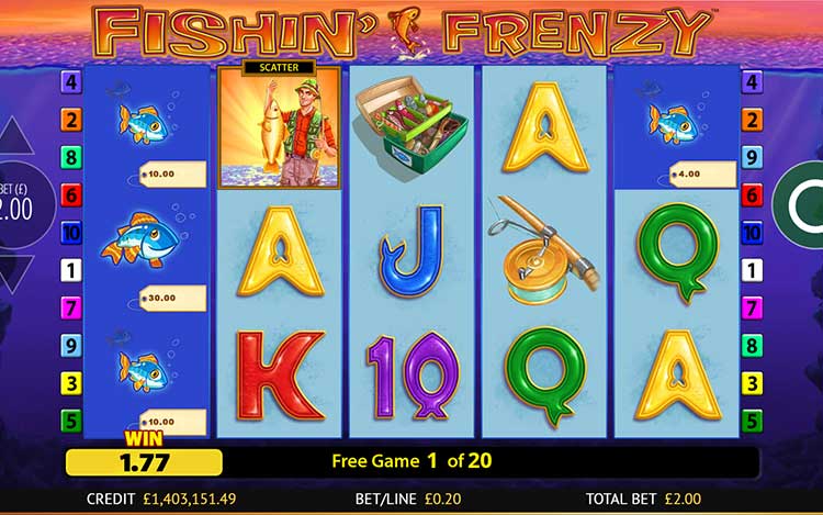 Fishin Frenzy Slots SpinGenie