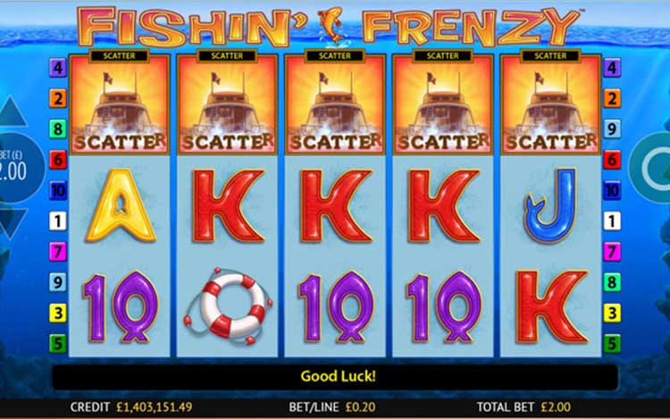 Fishin Frenzy Slots SpinGenie