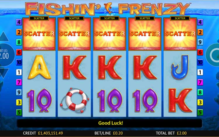 Fishin Frenzy Slots SpinGenie