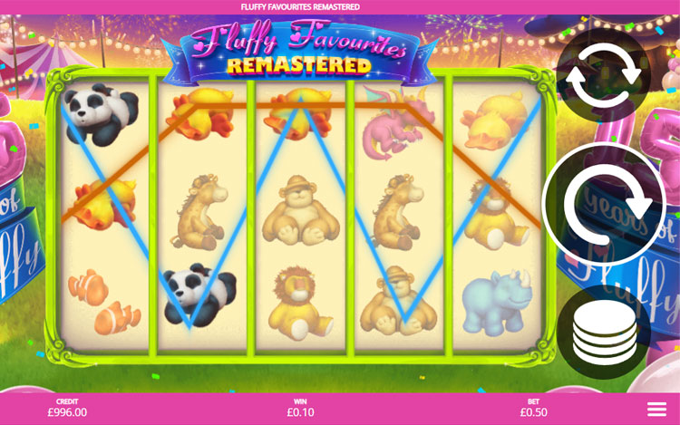 Fluffy Favourites Remastered Slots SpinGenie