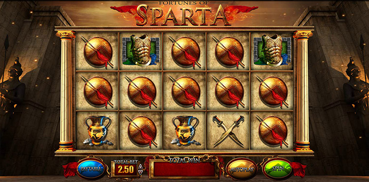 Fortunes of Sparta Slots SpinGenie