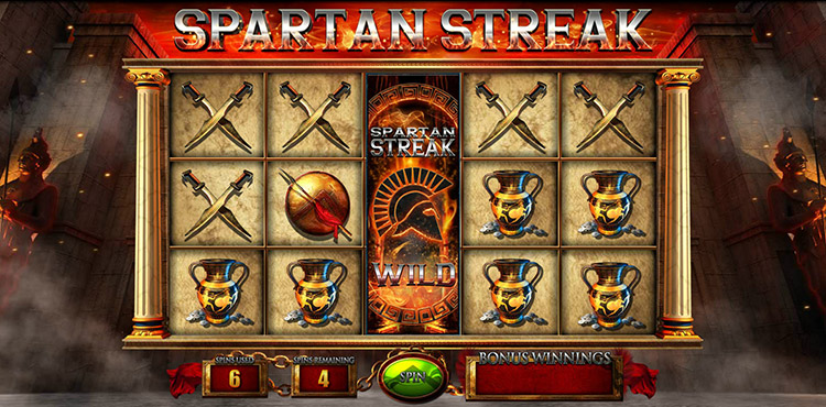 Fortunes of Sparta Slots SpinGenie