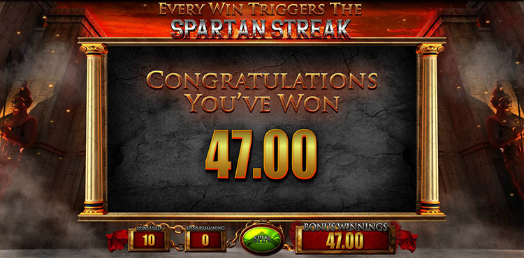 Fortunes of Sparta Slots SpinGenie