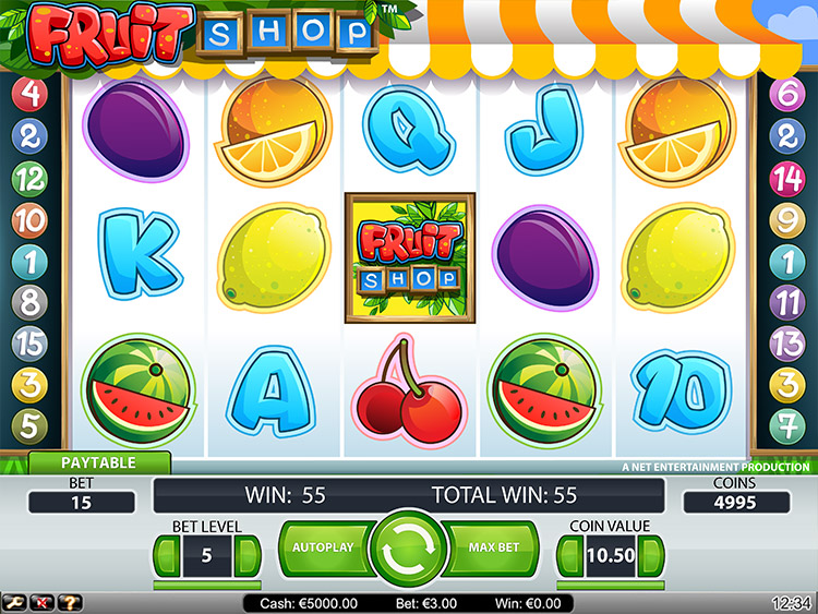 Fruit Shop Slots SpinGenie