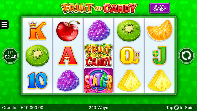 Fruit vs Candy Slots SpinGenie