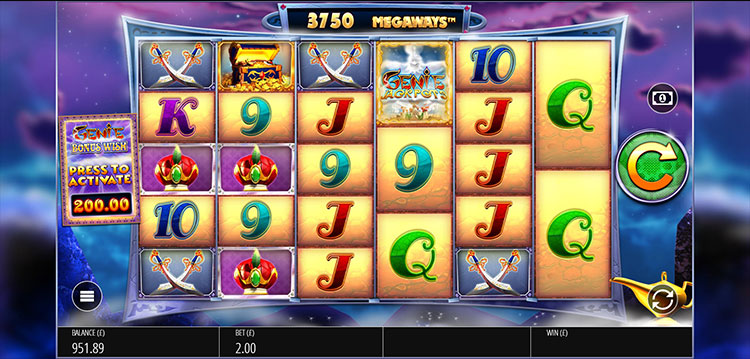 Genie Jackpots Megaways Slots SpinGenie