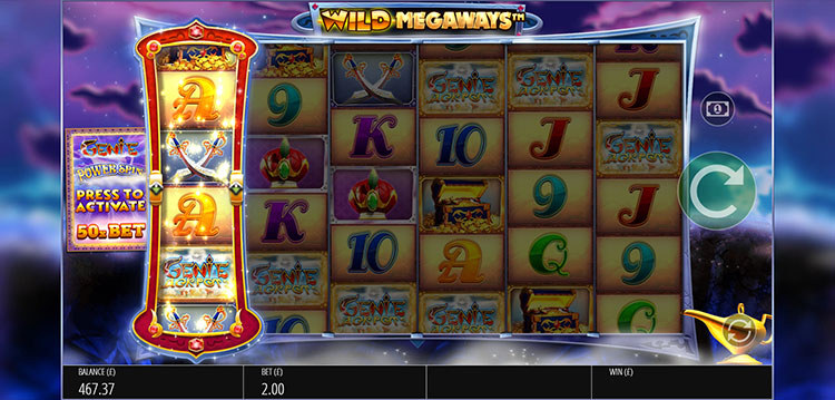 Genie Jackpots Megaways Slots SpinGenie