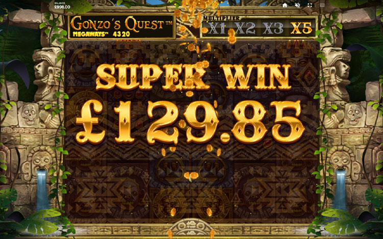 Gonzo's Quest Megaways Slots SpinGenie