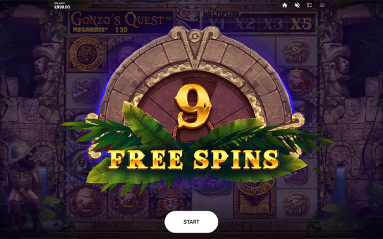 Gonzo's Quest Megaways Slots SpinGenie