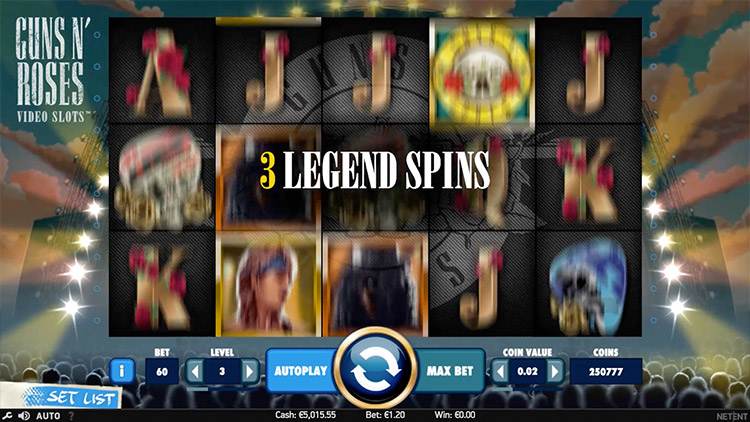 Guns N' Roses Slots SpinGenie