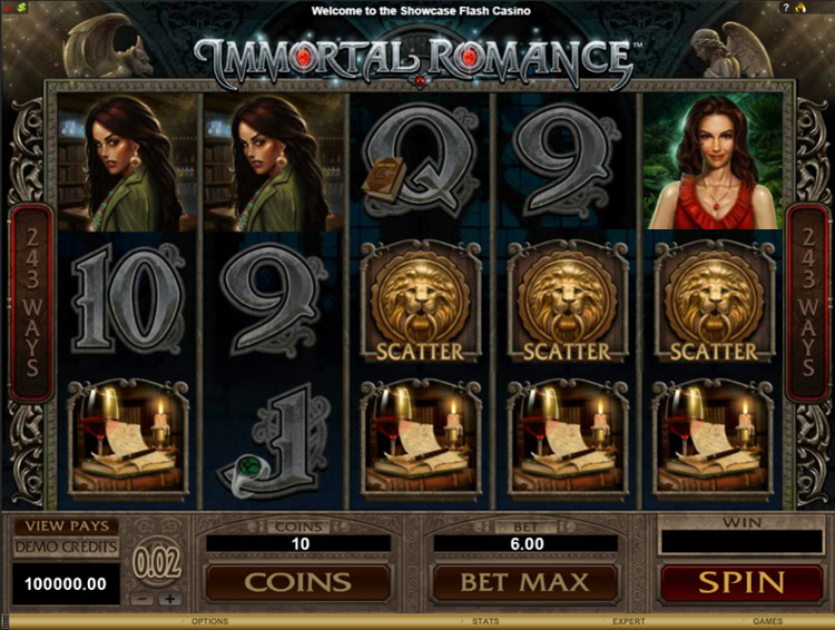 Immortal Romance Slots SpinGenie