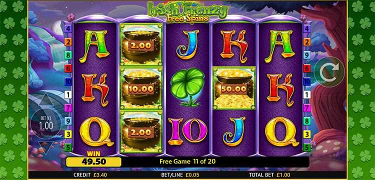 Irish Frenzy Slots SpinGenie