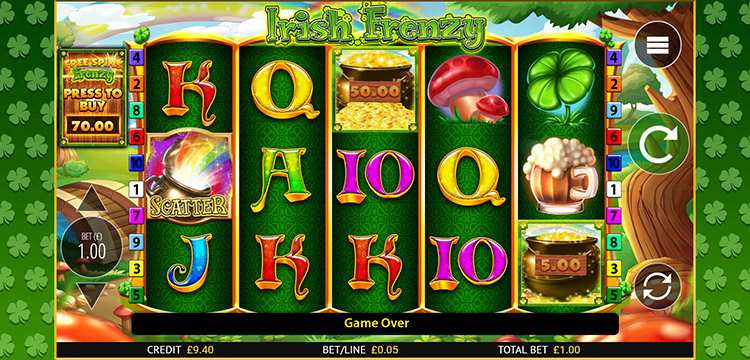 Irish Frenzy Slots SpinGenie