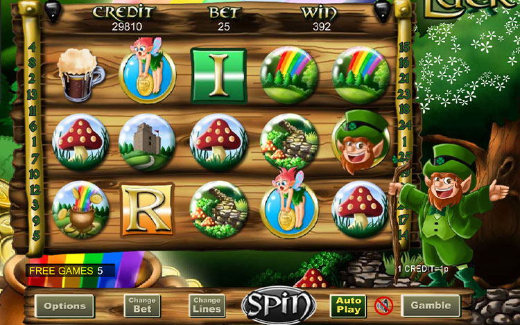 Irish Luck Slots SpinGenie