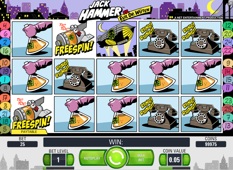 Jack Hammer Slots SpinGenie