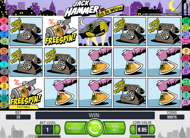 Jack Hammer Slots SpinGenie