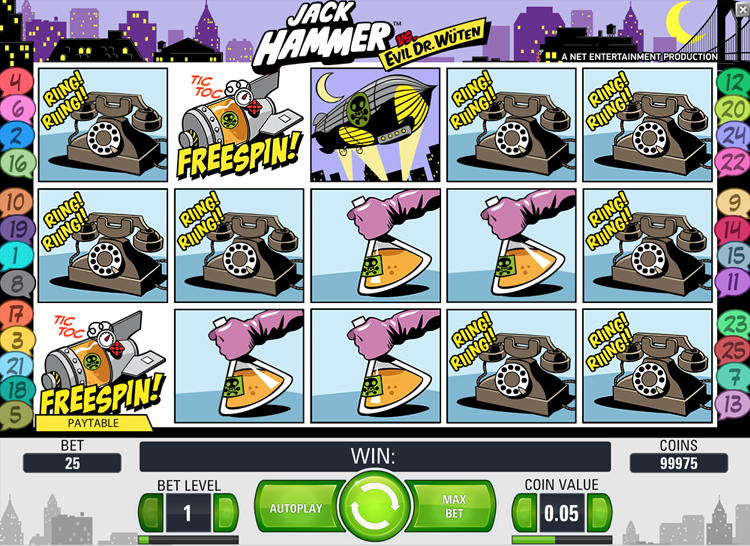 Jack Hammer Slots SpinGenie