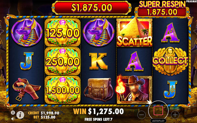 John hunter and the Scarab Queen Slots SpinGenie