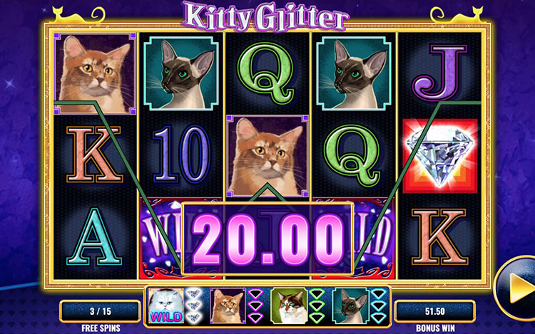 Kitty Glitter Slots SpinGenie