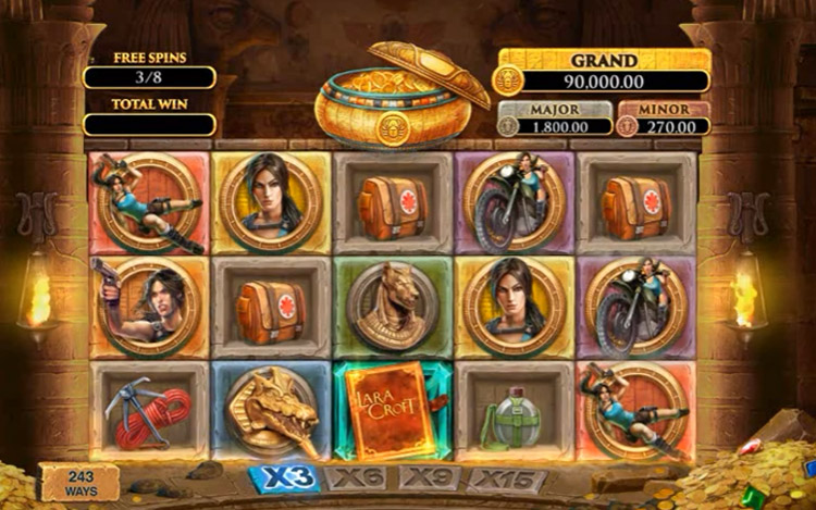 Lara Croft: Temples and Tombs Slots SpinGenie