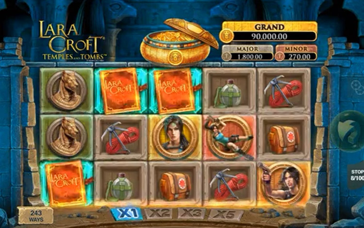 Lara Croft: Temples and Tombs Slots SpinGenie